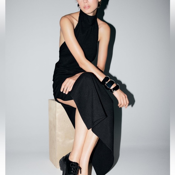 Zara Long Halter Dress - Picture 11 of 16